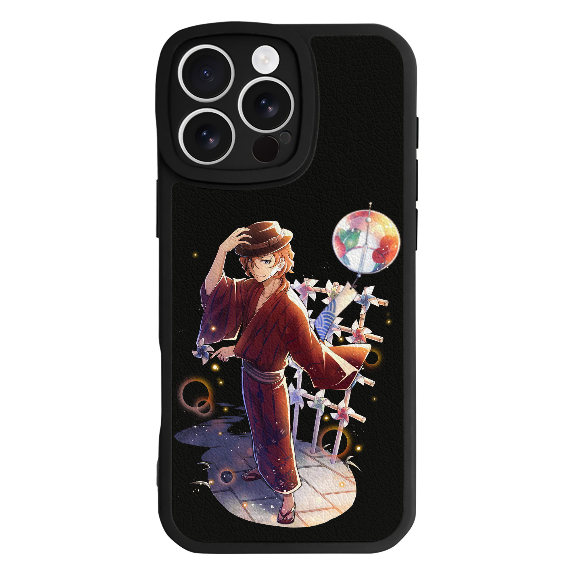 （画像用） 文豪ストレイドッグス Bungo Stray Dogs 【iPhone 16シリーズ対応】シリコンスマホケース（レザー調） 材質：シリコン